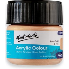 MONT MARTE MM Akrilik Renkli Boya Signature 100ml - Champagne Gold