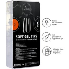 Tırnak Soft Gel Tips 500 Ad. (Küt)