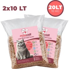 MissCatt  Çam Pelet Kedi Kumu
2 Adet 10 LT/5 KG Doğal, Kokusuz, Çam Peleti