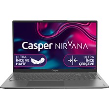 Casper Nirvana X600.1235-DF00X-G-F Intel Core i5-1235U 32GB RAM 1TB NVME SSD Gen4 Freedos