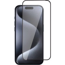 Teleplus Apple iPhone 15 Ekran Koruyucu 3D Rika Temperli Cam Koruyucu