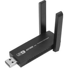 Grc Accessory AX1800 Mbps Dual Band USB 3.0 Adaptör Wifi 6 Kablosuz Wifi Alıcı 2.4ghz 5ghz Mu-Mımo Router