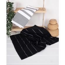 Baveno Home  Pamuk 2'Li 50x70 Cm Mutfak Havlu & Havlu Seti Saphir