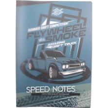 Gıpta A4 60 Yaprak Kareli Speed Notes Plastik Kapak Defter