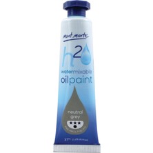 MONT MARTE mm Suyla Karıştırılabilir Yağlı Boya 37ML - Neutral Grey