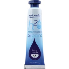 MONT MARTE mm Suyla Karıştırılabilir Yağlı Boya 37ML - Trans Purple