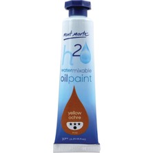 MONT MARTE mm Suyla Karıştırılabilir Yağlı Boya 37ML - Yellow Ochre