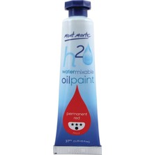 MONT MARTE mm Suyla Karıştırılabilir Yağlı Boya 37ML - Permanent Red