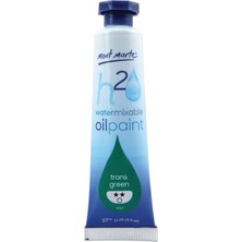 MONT MARTE mm Suyla Karıştırılabilir Yağlı Boya 37ML - Trans Green