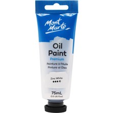 MONT MARTE mm Premium Yağlı Boya 75ML - Zinc White