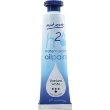 MONT MARTE Suyla Karıştırılabilir Yağlı Boya 37ml - Titanyum White