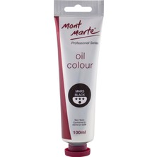 MONT MARTE mm Yağlı Boya 100ML - Mars Black