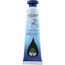 MONT MARTE mm Suyla Karıştırılabilir Yağlı Boya 37ML - Sap Green