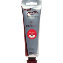 MONT MARTE mm Yağlı Boya 100ML - Brilliant Red