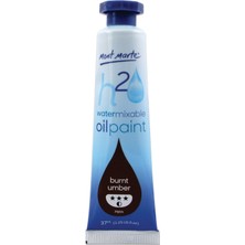 MONT MARTE mm Suyla Karıştırılabilir Yağlı Boya 37ML - Burnt Umber
