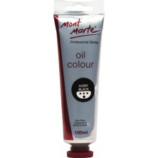 MONT MARTE mm Yağlı Boya 100ML - Ivory Black