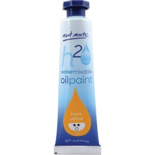 MONT MARTE mm Suyla Karıştırılabilir Yağlı Boya 37ML - Trans Yellow