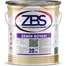 ZBS Zemin Boyası 20 kg Kırmızı RAL-3016