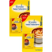 Fibrelle Sucralozlu Tablet Tatlandırıcı 100'LÜ Cep x 2