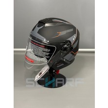 JK20 Scharf JK-526 Güneş Vizörlü Yarım Kask