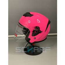 JK20 Scharf JK-526 Güneş Vizörlü Yarım Kask