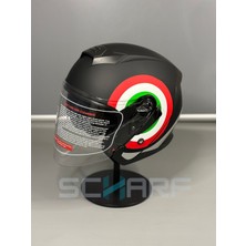 JK20 Scharf JK-526 Güneş Vizörlü Yarım Kask