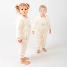 Sare Baby Pofuduk Serisi Kışlık Bebek Uyku Tulumu %100 Doğal Pamuk Astarlı Özel Kumaş Unisex 2.0 Tog