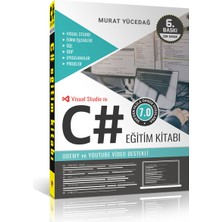 Dikeyeksen C# Eğitim Kitabı - C# Proglamlama Yeni Başlayan Çocuklar İçin - Murat Yücedağ 2'li Set