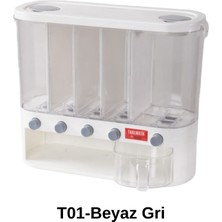 Tahılmatik Gıda Tahıl ve Bakliyat Organizer (Beyaz)