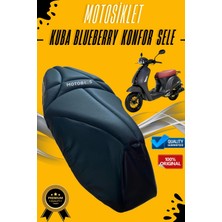 Motobros Kuba Blueberry Uyumlu Konfor Sele Kılıfı Visco Süngerli (Yırtılmaya Dayanıklı)