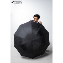 Marlux Siyah Çift Katlı Protokol Unisex Şemsiye M21MAR207CKR001