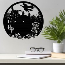 Lerad-Lazer Art Harry Potter 3.lü  Duvar Süs Dekoru. Ahşap Lazer Kesim Duvar Tablo . Hediye Olarak Mükemmeldir