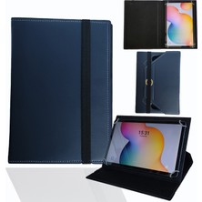 ZDN Case Samsung Galaxy Tab S3 Sm T827 9.7" Tablet Uyumlu Standlı Üniversal Kapaklı Tablet Kılıfı