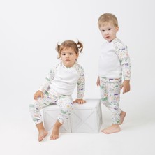 Sarebaby Konfor Serisi Unisex Bebek Takımı 3'lü Set Ekstra Yumuşak %100 Pamuk Özel Fitilli Kumaş