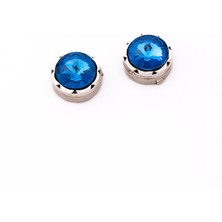 Coolmenclub Mavi Taşlı Geçmeli Kol Düğmesi