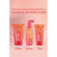 Bonacure BC Sun Protect Güneş Koruma 3'lü Saç Bakım Seti - Çanta Hediyeli - Güneşin Zararlı Etkisinden Kurtul - Şampuan, Saç Kremi & Bakım Kürü - Coconut