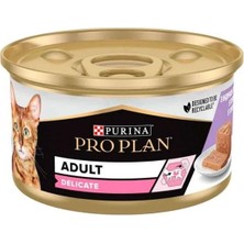 Pro Plan Delicate Hindili Yetişkin Kedi Konservesi 85GR 24LÜ