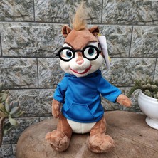 Syknnig 25 cm Film Oyuncak Alvin ve Sincap Theodore Peluş Sincap Sevimli Sincap Karikatür Doldurulmuş Hayvan (Yurt Dışından)