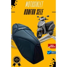 Motobros Tvs Ntorq 125 Uyumlu Konfor Sele Kılıfı Visco Süngerli (Yırtılmaya Dayanıklı)