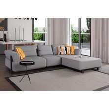Doressa Marlo Grey Midi Köşe Koltuk Takımı