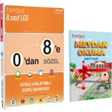 Tonguç Akademi 0'dan 8'e Sözel Konu Anlatımlı Soru Bankası ve Meydan Okuma Defteri