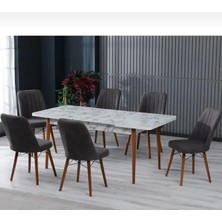 Yonga concept Mutfak Masa Takımı Açılabilir (6 Sandalyeli)