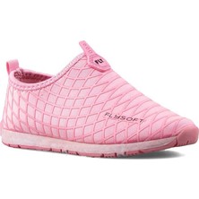 Karışık Fly Soft Pembe Çocuk Kreş Okul Ayakkabısı Su Itici