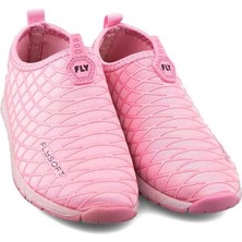 Karışık Fly Soft Pembe Çocuk Kreş Okul Ayakkabısı Su Itici