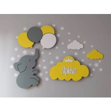 Wood 14 Dizayn Gece Lambası Çocuk Odası Bebek Odası Dekoratif Aydınlatma