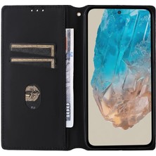 YH Market Samsung Galaxy M35 5g Cüzdan Manyetik Kapatma Kart Yuvaları Için Flip Case (Yurt Dışından)