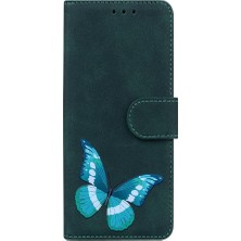 YH Market Samsung Galaxy A16 Kelebek Renk Baskılı Flip Folio Kapak Için Flip Case (Yurt Dışından)