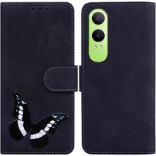 YH Market Oneplus Nord Ce4 Lite Için Flip Case Cüzdan Renk Baskılı Kelebek Flip (Yurt Dışından)