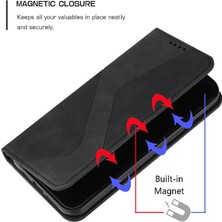 YH Market Realme 12 Pro 5g Cüzdan Kickstand Pu Deri Manyetik Kart Yuvaları Için Kılıf (Yurt Dışından)