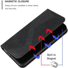 YH Market Realme Için 12 Pro Artı 5g Manyetik Kart Yuvaları Tutucu Folio Kapak Pu (Yurt Dışından)